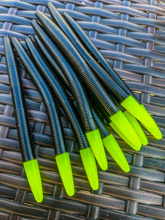 Black w/ Chartreuse Tail